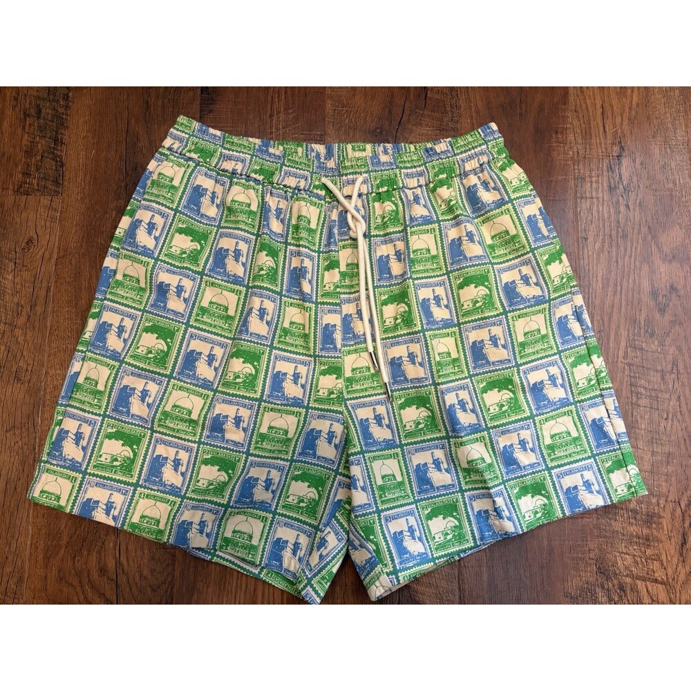 Valabasas Resist Shorts “Send Love” Green Mens Size XL